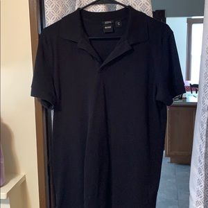 Men’s black Hugo boss polo
